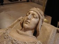 밀라노 스포르차 성에 있는 가스통 드 푸아느무르의 무덤.