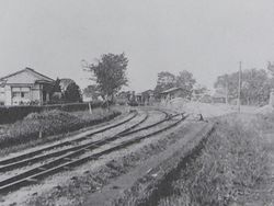1902년경의 히가시무라야마역