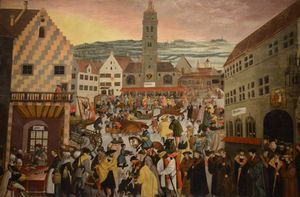 1550년 페를라흐 시장