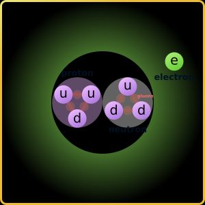 입자 내용의 단순화된 차트