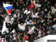 브렛 로저스와의 경기 후 셰레메체보 국제공항에 귀국하여 러시아 팬들에게 둘러싸인 표도르