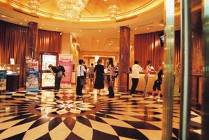 타이페이의 가라오케 박스 입구