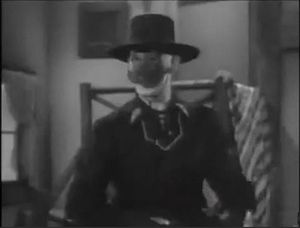 《조로의 싸우는 군단(Zorro's Fighting Legion)》 (1939)에서 조로 (리드 해들리)