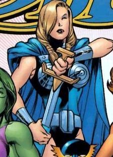 오더 #4 표지의 사만다 패링턴. 카를로스 파체코 그림.