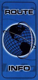 Route Infos are blue cards.