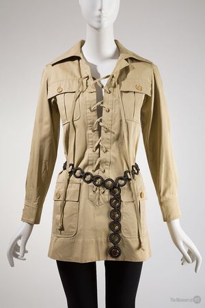 이브 생 로랑 리브 고쉬 "사파리" 재킷 (1968)