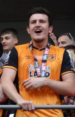 헐 시티가 2016년 챔피언십 플레이오프 결승전에서 승리한 후의 매과이어