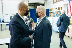 부커, 바이든 대통령과 만남