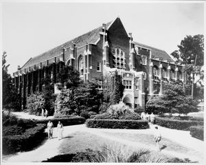 스마더스 도서관(Smathers Library), 플로리다 대학교 캠퍼스, 1945년경.