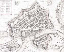 1648년 카셀 지도