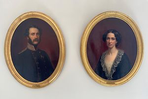 1840년대의 크리스티안 왕자와 루이즈 공주