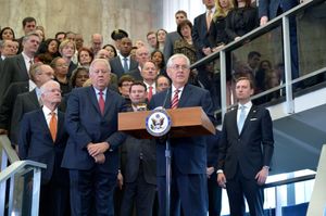 국무장관으로서 첫 공식 업무일, 국무부 직원들에게 환영사를 하는 틸러슨