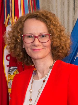  2018년 미국 국방부 방문 중인 셰케린스카