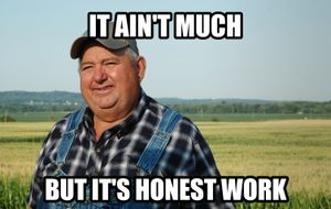 이미지 매크로는 미국의 배경이 미국 농림부에서 가져온 것이므로 퍼블릭 도메인에 속한다.