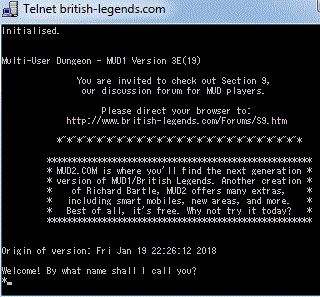 MUD1, 초기 다중 사용자 게임