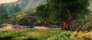 세컨드 라이프에 위치한 필그림의 새벽 풍경