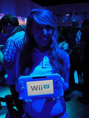 E3 2011에서 처음 공개된 Wii U GamePad 프로토타입.
