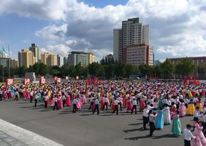 당 창건일 평양 집단체조
