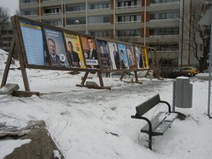 2012년 핀란드 대통령 선거 포스터, 1차 투표