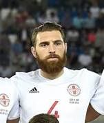 2016년 조지아 국가대표팀과 함께한 카시아