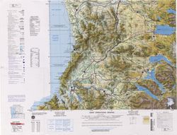 발디비아와 그 주변 지도