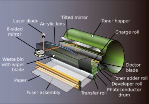 레이저 프린터의 그림