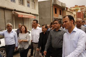 외즈데미르, 쉬르나크 충돌 중 터키 방문, 2015년 9월 15일