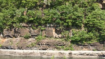 영덕군 달산면 용평리, 흥기교 부근 대서천 하상의 기사동층