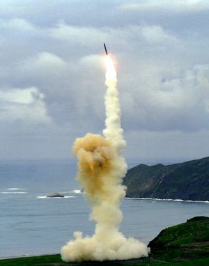 미니트맨 III ICBM 시험 발사, 반덴버그 공군 기지, 미국