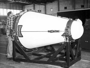 주피터는 핵무기가 여전히 크고 무거웠던 시대에 설계되었다. 대형 재진입체는 1950년대 미사일 설계의 전형적인 예시이다.