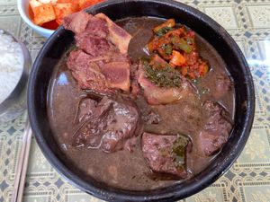 소고기가 들어간 해장국