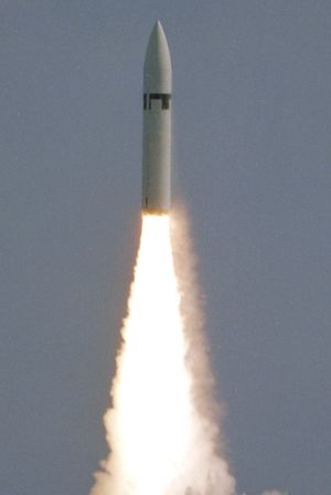 UGM-27 폴라리스 A-3의 발사장면