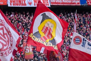 알리안츠 아레나의 울트라 씬이 자리 잡는 "Südkurve"의 일부