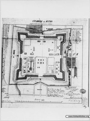 1873년 미토 성채 그림