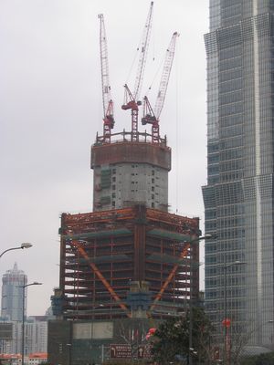 2006년 2월 건설 중인 모습