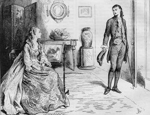 루시에게 헌신을 고백하는 카튼