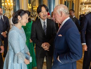 황태자 부부, 찰스 3세 국왕과 함께, 버킹엄 궁전, 2023