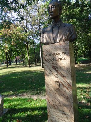 안익태 흉상, 부다페스트 시립공원