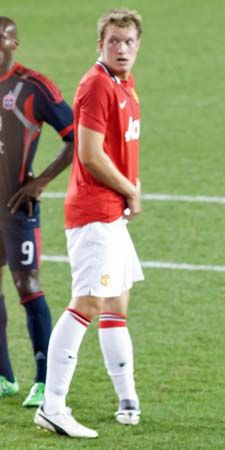 2011년 맨체스터 유나이티드에서 뛰는 존스