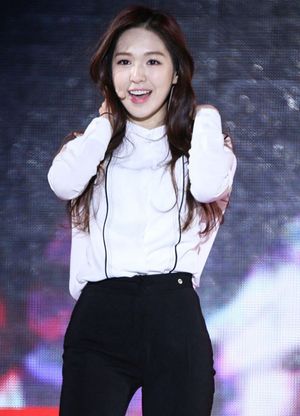 2014년 12월 콘서트 중 웬디