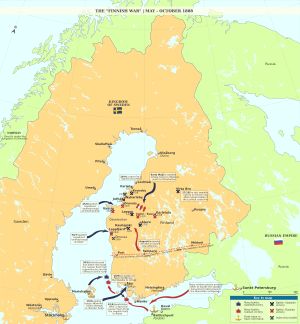 핀란드 전쟁, 1808년 5월~10월