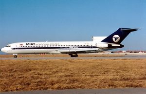 1995년 베이징에서 촬영된 MIAT 보잉 727-200