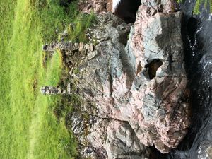 1785년 존 클레크 오브 엘딘이 그린, 포레스트 로지 상류의 무너진 데일-안-에아스 다리에서 허튼의 글렌 틸트 노출. 다리는 대략 1973년에 붕괴되었다.