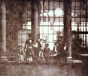 1854년 버킹엄 궁전의 빅토리아 여왕, 앨버트 공, 왕족 아이들