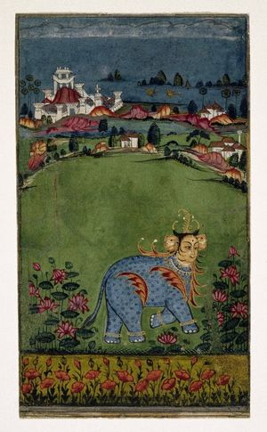 인도 점성술 논문 페이지, c. 1750