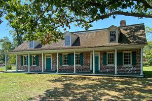 슈토이벤 하우스 & 그의 "저지 에스테이트"(c. 1752, 1767년 확장, 현 위치) 뉴 브리지 랜딩