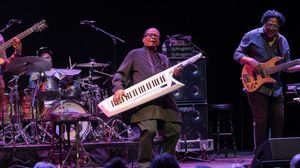 2023년 7월, 런던 Islington 근처 바비칸 센터에서 허비 행콕