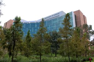 Interdisciplinary Science Building(학제간 과학 건물), 탬파 캠퍼스에서 가장 높은 건물 중 하나.