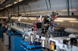 SLAC 빔라인의 일부