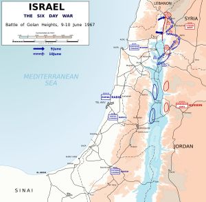 골란 고지 전투, 6월 9–10일